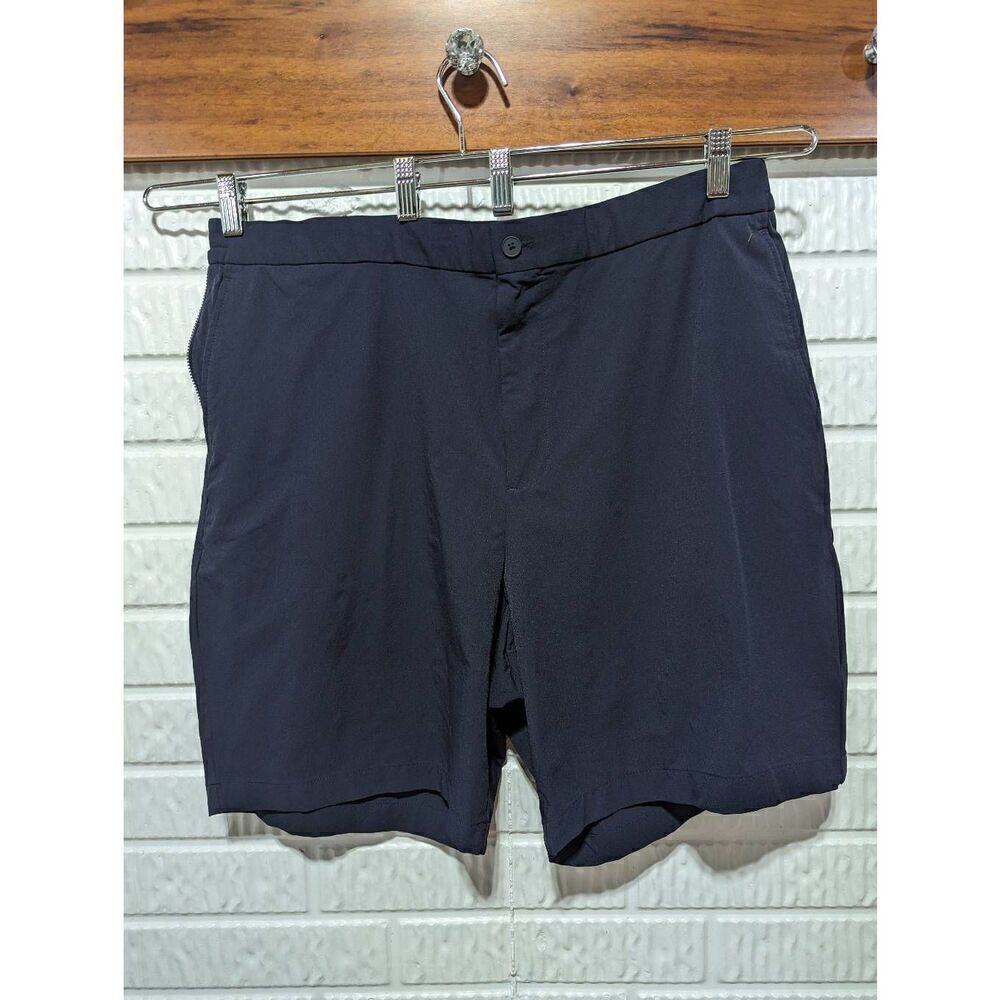 Banana Republic Men's Navy Blue Nylon Blend 9" Quick Dry Hybrid Shorts Size 40